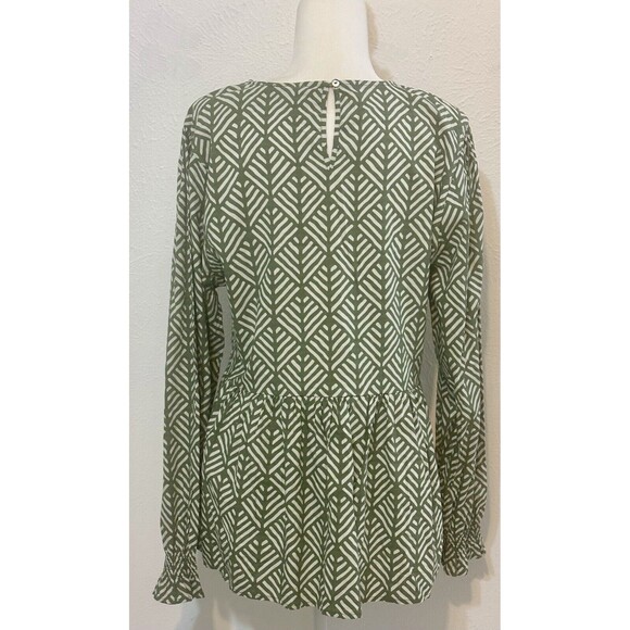 Michelle McDowell Size XXL Mills Peplum Babydoll Top Looking Up Vineyard Boho - Picture 7 of 13